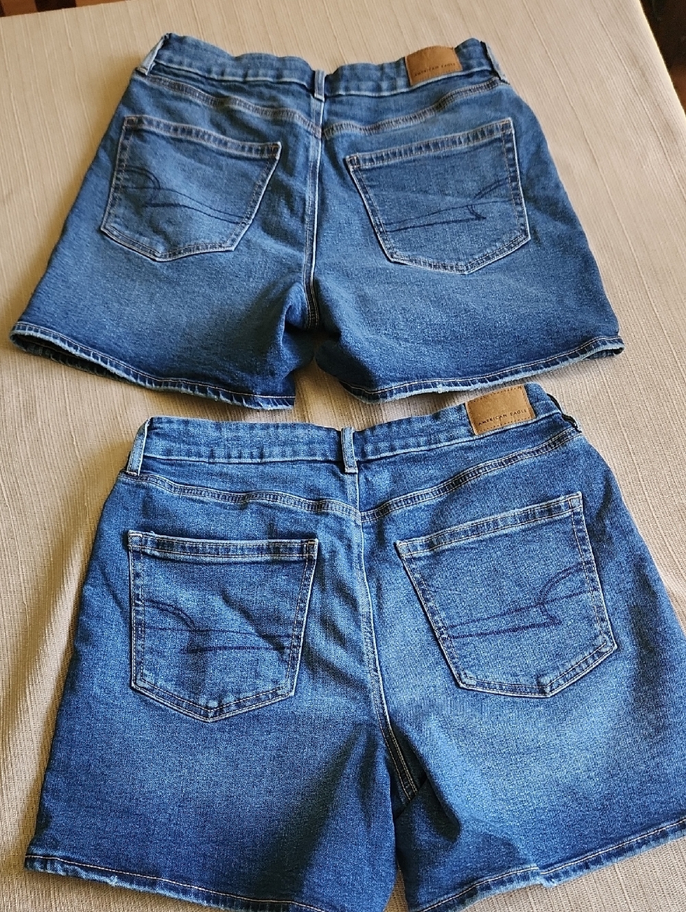 American Eagle Outfitters Blue Denim Shorts Duo - Picture 3 of 4